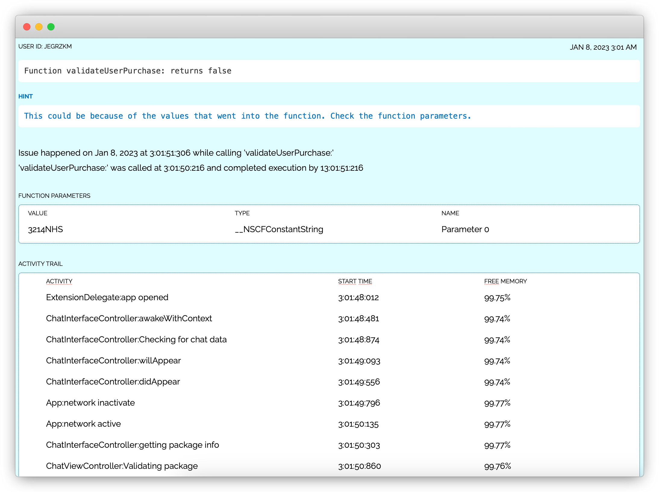 monitor functions